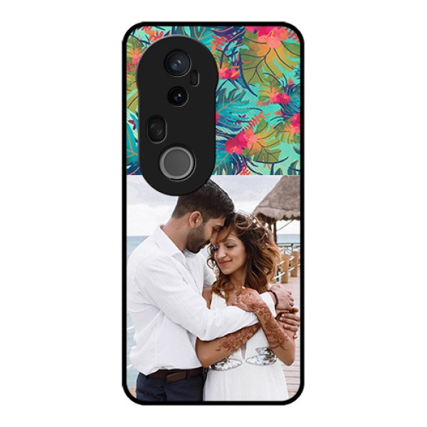Vivo T4 Ultra 5G Custom Glass Phone Case - Watercolor Floral Design