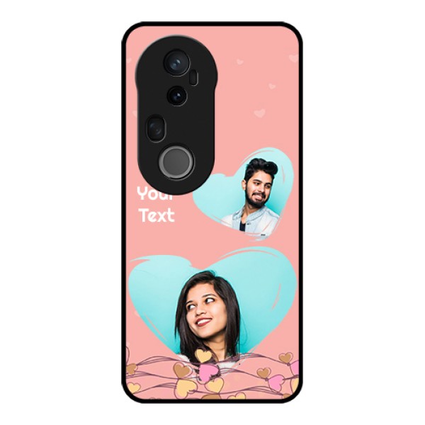 Vivo T4 Ultra 5G Custom Glass Phone Case - Love Doodle Design