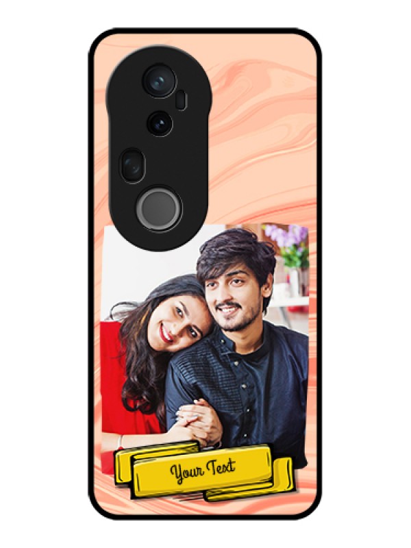 Custom Vivo T4 Ultra 5G Custom Glass Phone Case - Marble Texture Design