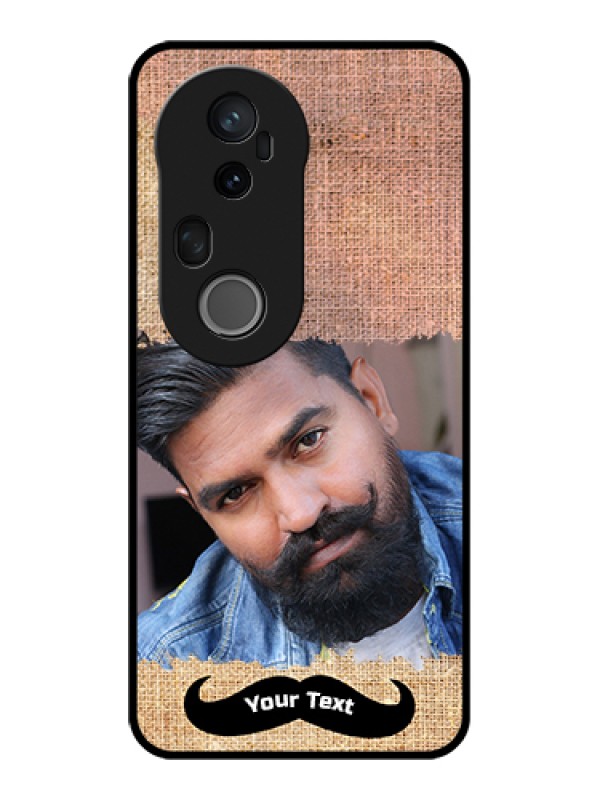 Custom Vivo T4 Ultra 5G Custom Glass Phone Case - With Texture Design