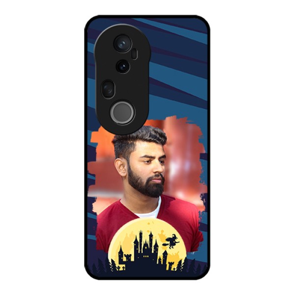 Vivo T4 Ultra 5G Custom Glass Phone Case - Halloween Witch Design