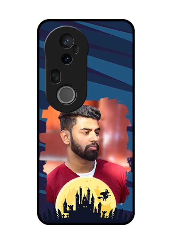 Vivo T4 Ultra 5G Custom Glass Phone Case - Halloween Witch Design