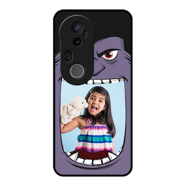 Vivo T4 Ultra 5G Custom Glass Phone Case - Angry Monster Design Vivo T4 Ultra 5G Custom Glass Phone Case - Angry Monster Design