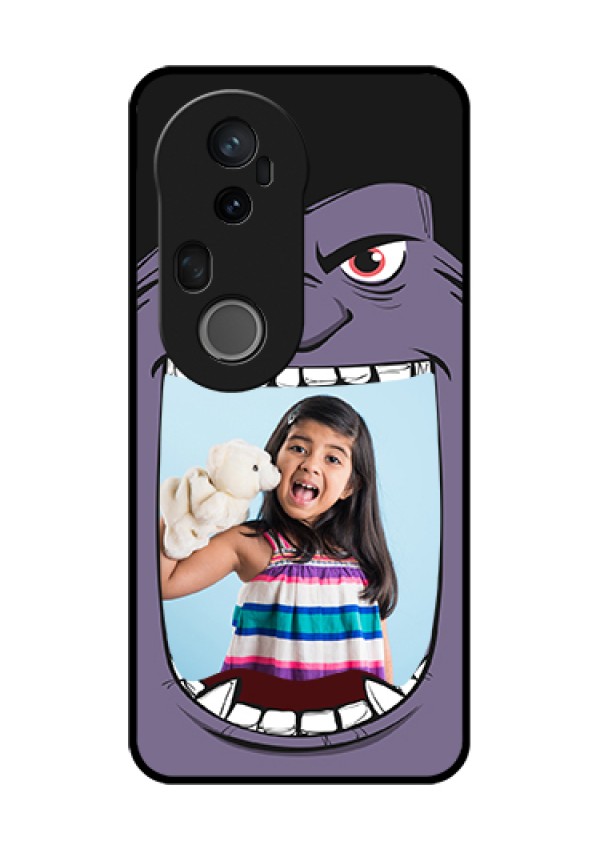 Vivo T4 Ultra 5G Custom Glass Phone Case - Angry Monster Design