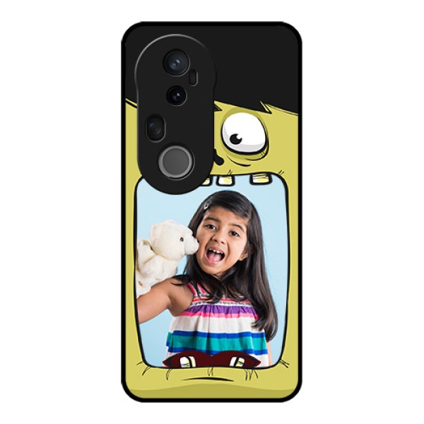 Vivo T4 Ultra 5G Custom Glass Phone Case - Cartoon Monster Back Case Design