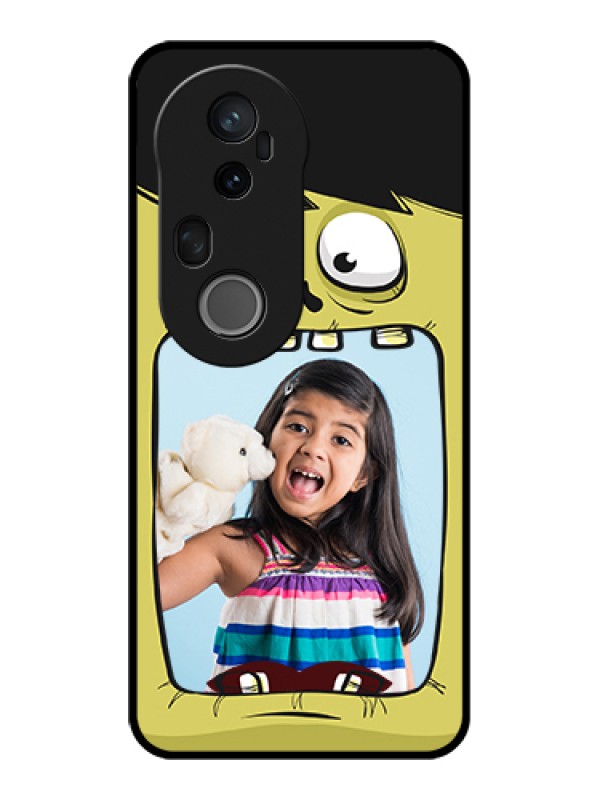 Custom Vivo T4 Ultra 5G Custom Glass Phone Case - Cartoon Monster Back Case Design