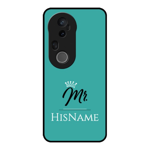 Vivo T4 Ultra 5G Custom Glass Phone Case - Mr With Name Design
