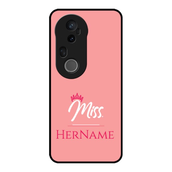 Vivo T4 Ultra 5G Custom Glass Phone Case - Mrs With Name Design