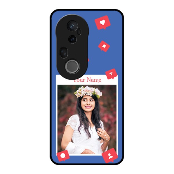 Vivo T4 Ultra 5G Custom Glass Phone Case - Like Share And Comment Design Vivo T4 Ultra 5G Custom Glass Phone Case - Like Share And Comment Design