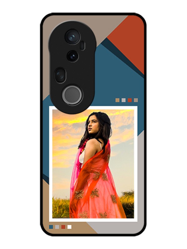 Custom Vivo T4 Ultra 5G Custom Glass Phone Case - Retro Color Pallet Design