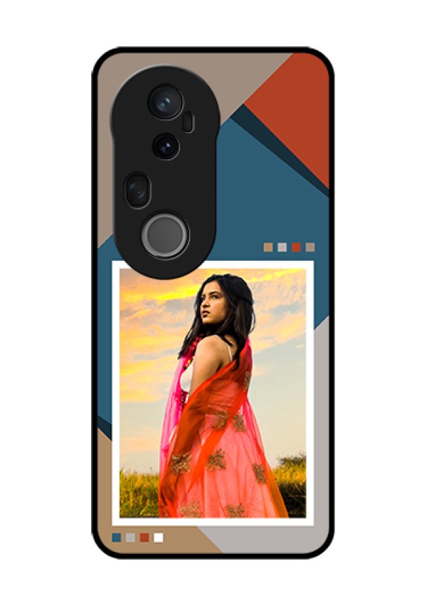 Vivo T4 Ultra 5G Custom Glass Phone Case - Retro Color Pallet Design