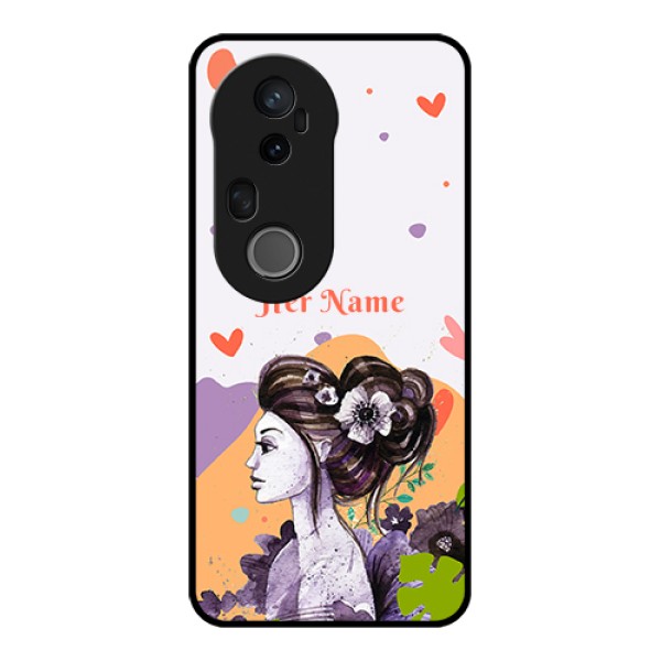 Vivo T4 Ultra 5G Custom Glass Phone Case - Woman And Nature Design Vivo T4 Ultra 5G Custom Glass Phone Case - Woman And Nature Design