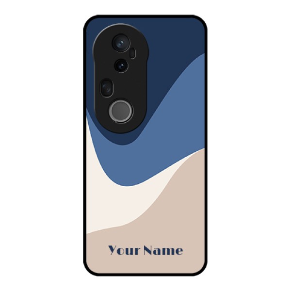 Vivo T4 Ultra 5G Custom Glass Phone Case - Abstract Drip Art Design