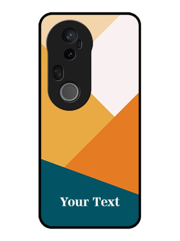 Custom Vivo T4 Ultra 5G Custom Glass Phone Case - Stacked Multi - Colour Design