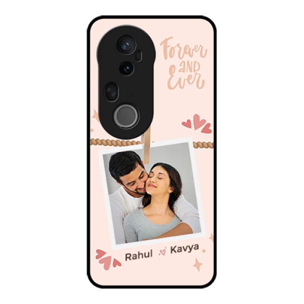 Vivo T4 Ultra 5G Custom Glass Phone Case - Forever And Ever Love Design