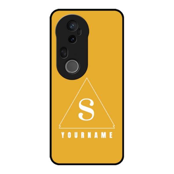 Vivo T4 Ultra 5G Custom Glass Phone Case - Simple Triangle Design Vivo T4 Ultra 5G Custom Glass Phone Case - Simple Triangle Design