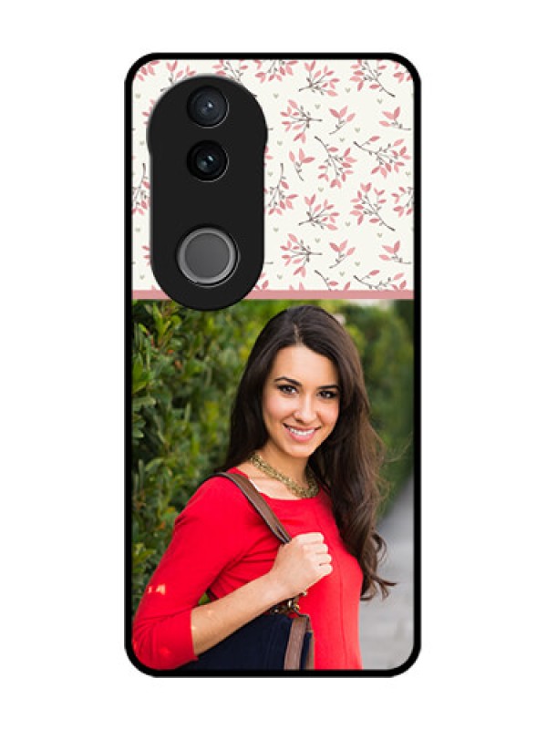 Custom Vivo T4R 5G Custom Glass Phone Case - Stunning Floral Design