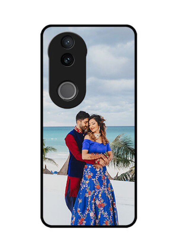 Vivo T4R 5G Custom Glass Phone Case - Upload Full Picture Design