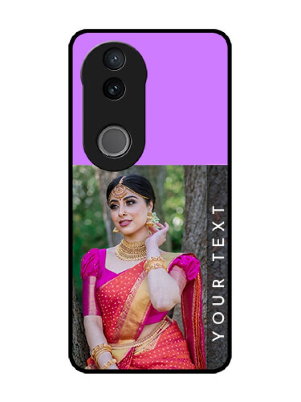 Custom Vivo T4R 5G Custom Glass Phone Case - Birthday Icons Design