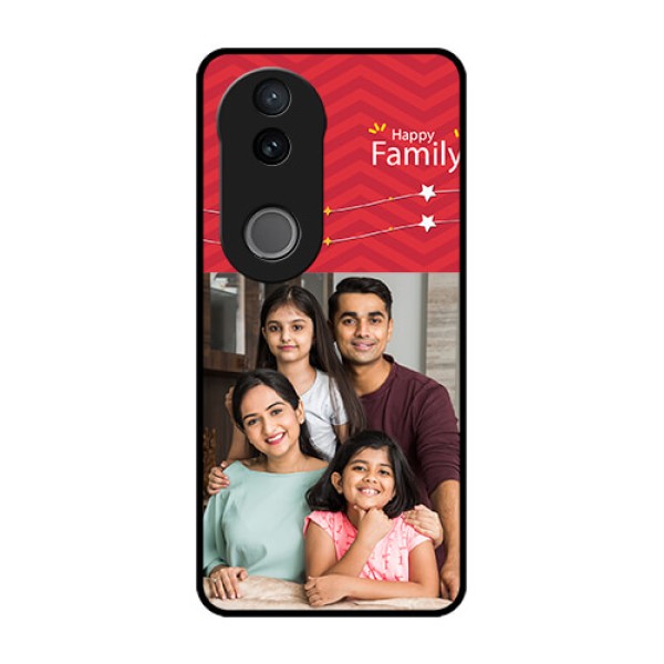 Vivo T4R 5G Custom Glass Phone Case - Happy Family Design Vivo T4R 5G Custom Glass Phone Case - Happy Family Design