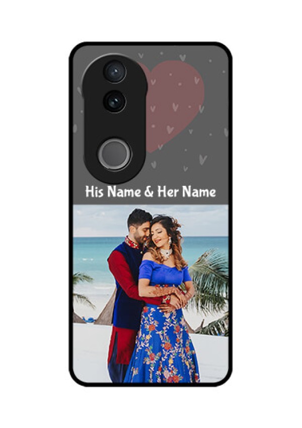 Vivo T4R 5G Custom Glass Phone Case - Buy Love Design With Photo Online