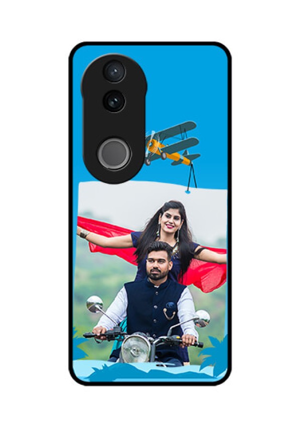 Vivo T4R 5G Custom Glass Phone Case - Traveller Design