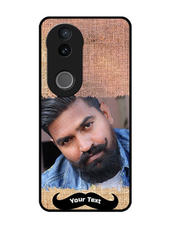 Custom Vivo T4R 5G Custom Glass Phone Case - With Texture Design