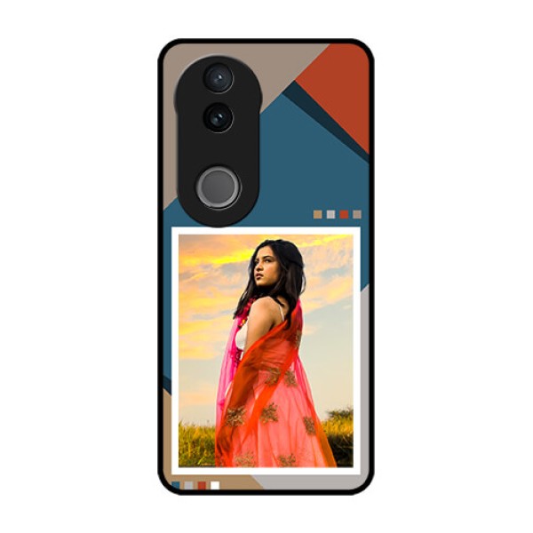 Vivo T4R 5G Custom Glass Phone Case - Retro Color Pallet Design