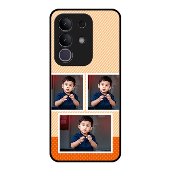 Vivo T4x 5G Custom Glass Phone Case - Bulk Photos Upload Design Vivo T4x 5G Custom Glass Phone Case - Bulk Photos Upload Design