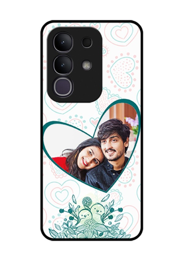 Vivo T4x 5G Custom Glass Phone Case - Premium Couple Design