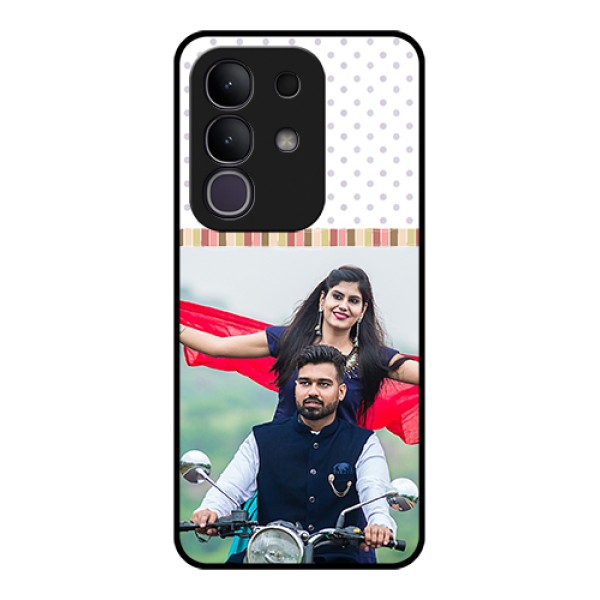 Vivo T4x 5G Custom Glass Phone Case - Cute Family Design