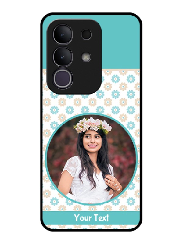 Custom Vivo T4x 5G Custom Glass Phone Case - Beautiful Flowers Design