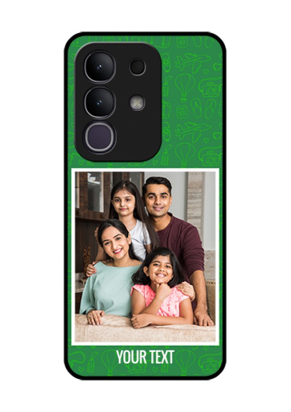 Vivo T4x 5G Custom Glass Phone Case - Picture Upload Design