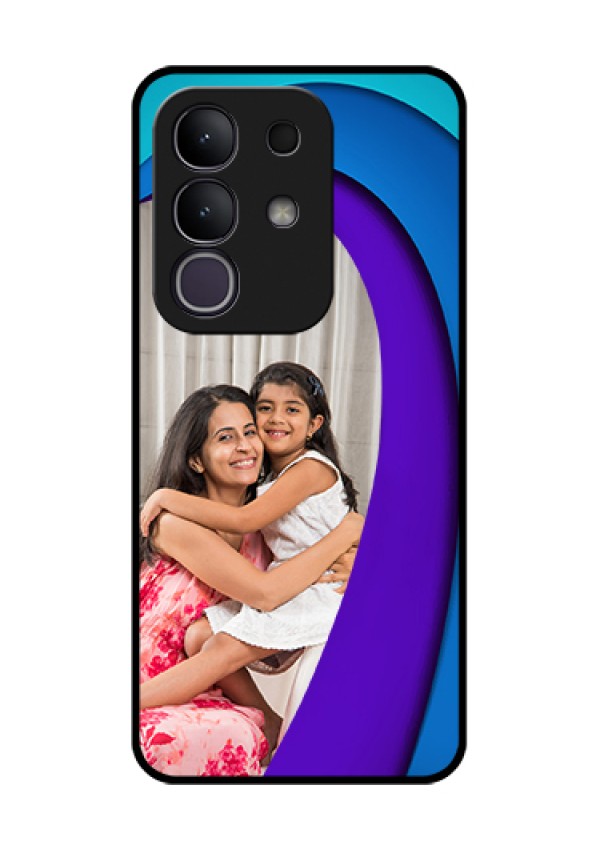 Vivo T4x 5G Custom Glass Phone Case - Simple Pattern Design