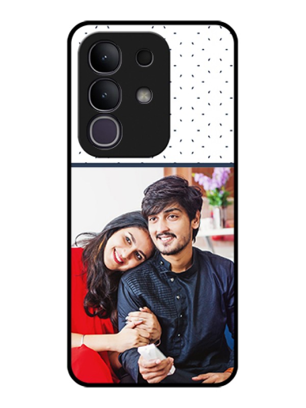 Custom Vivo T4x 5G Custom Glass Phone Case - Premium Dot Design