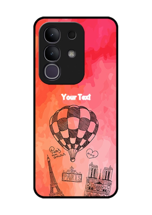 Vivo T4x 5G Custom Glass Phone Case - Paris Theme Design