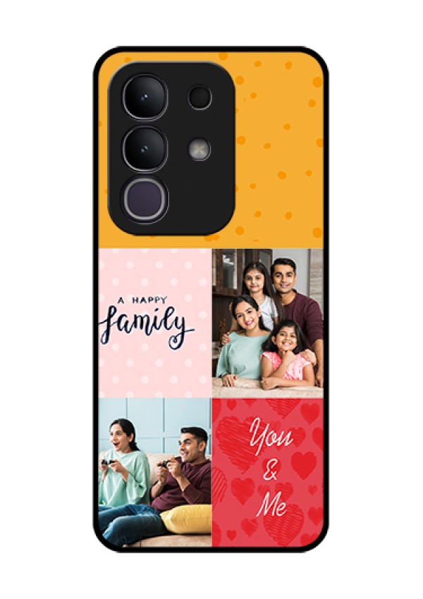 Vivo T4x 5G Custom Glass Phone Case - Images With Quotes Design
