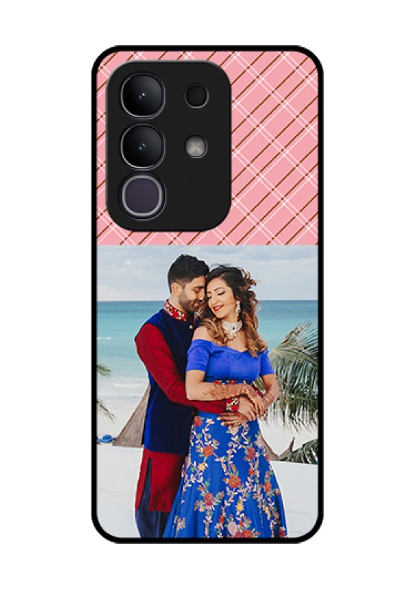 Vivo T4x 5G Custom Glass Phone Case - Together Forever Design