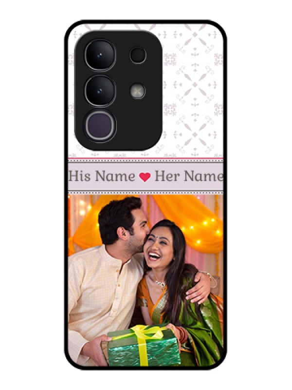 Custom Vivo T4x 5G Custom Glass Phone Case - With Photo And Ethnic Design