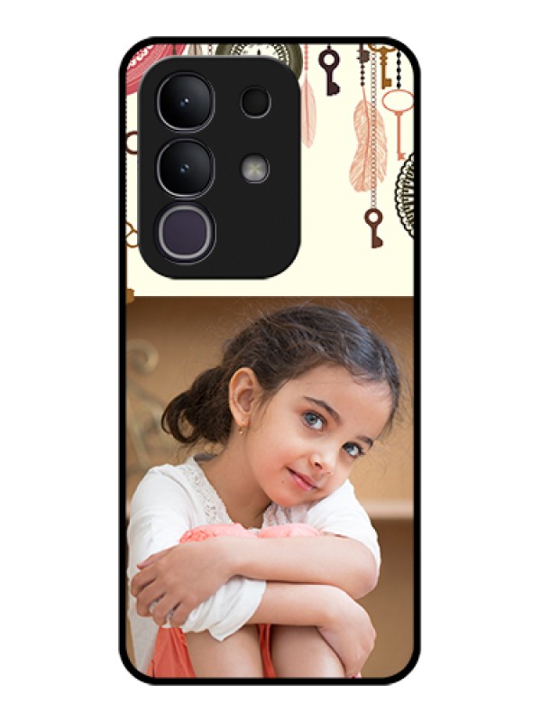 Custom Vivo T4x 5G Custom Glass Phone Case - Boho Style Design