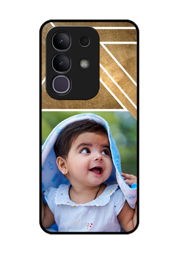 Vivo T4x 5G Custom Glass Phone Case - Gradient Abstract Texture Design