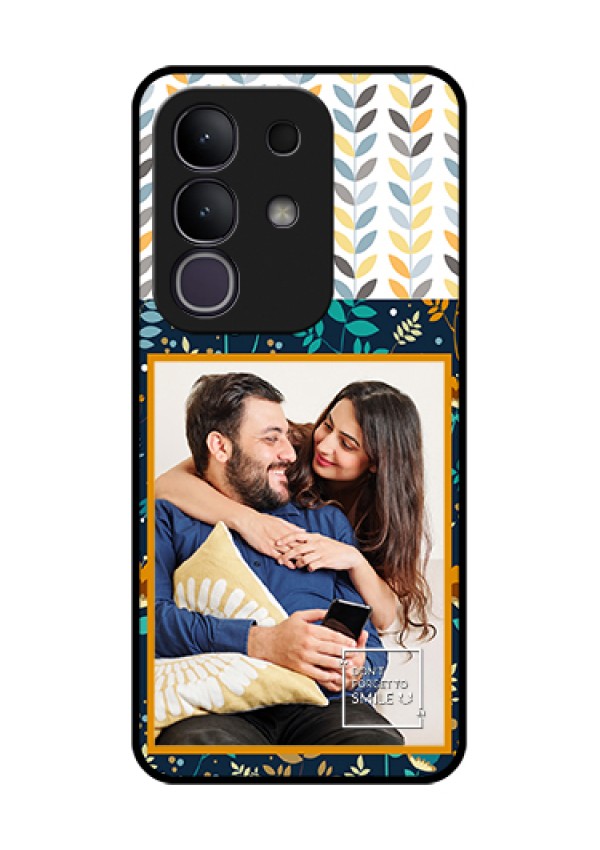 Vivo T4x 5G Custom Glass Phone Case - Pattern Design