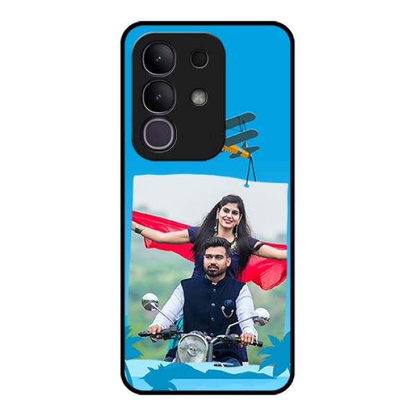 Vivo T4x 5G Custom Glass Phone Case - Traveller Design