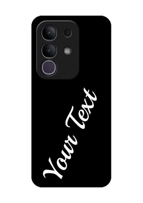 Vivo T4x 5G Custom Glass Phone Case - With Your Name Design