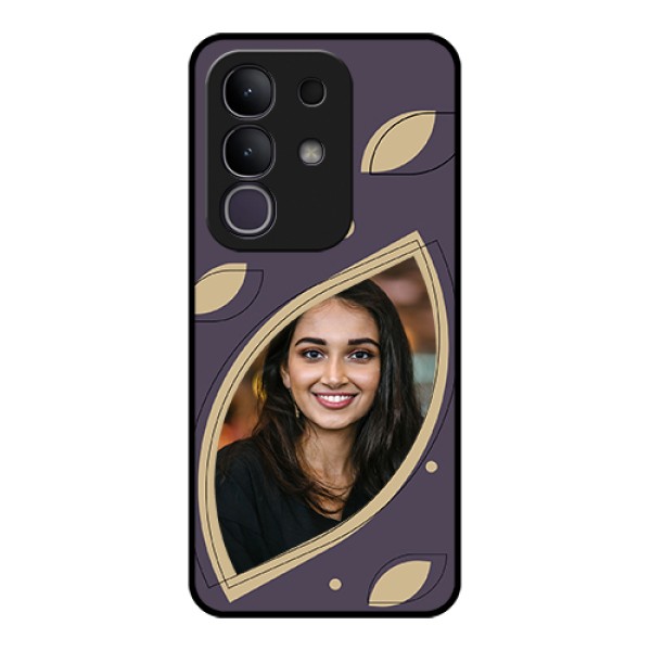 Vivo T4x 5G Custom Glass Phone Case - Falling Leaf Design