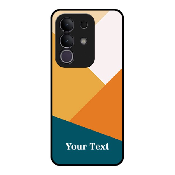 Vivo T4x 5G Custom Glass Phone Case - Stacked Multi - Colour Design Vivo T4x 5G Custom Glass Phone Case - Stacked Multi - Colour Design