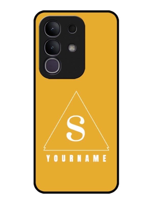 Custom Vivo T4x 5G Custom Glass Phone Case - Simple Triangle Design