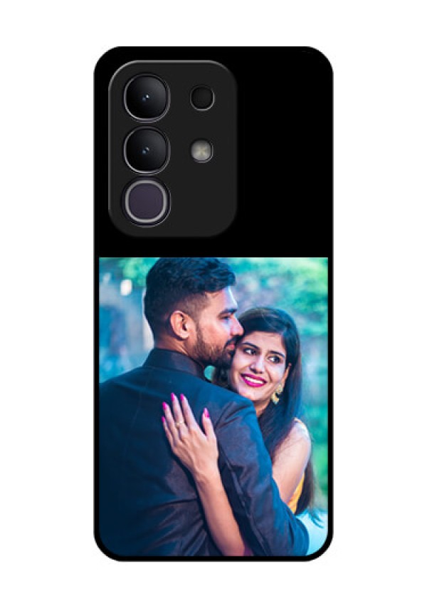 Vivo T4X 5G Custom Glass Phone Case - Upload Full Picture With Custom Color Design