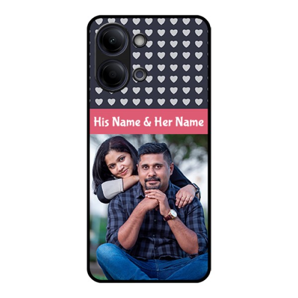 Vivo T5 Lite 44W 5G Custom Glass Phone Case - Love Symbols Design