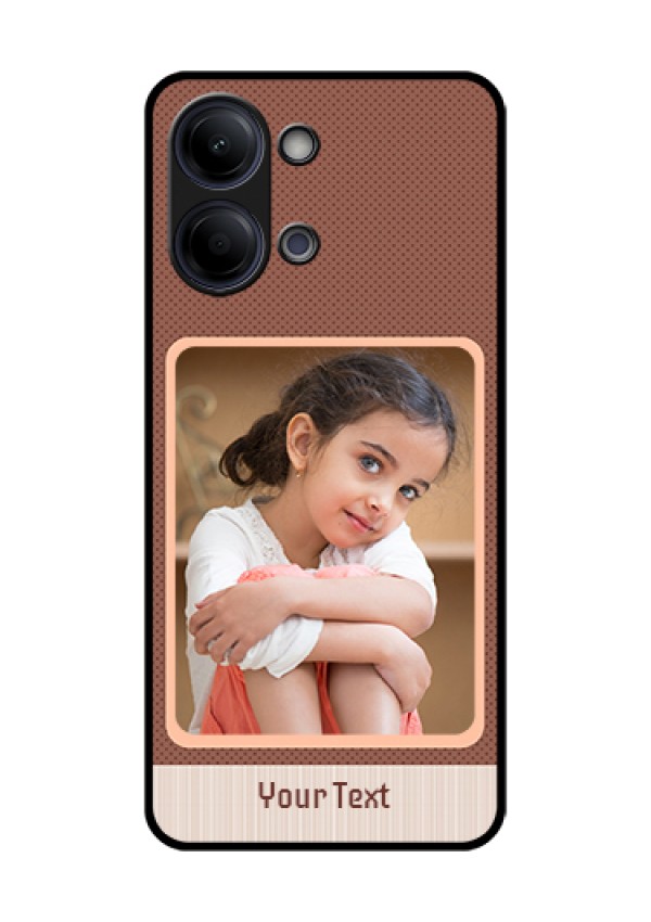 Vivo T5 Lite 44W 5G Custom Glass Phone Case - Simple Pic Upload Design